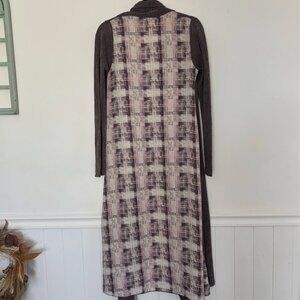 Vocal Long Duster Sweater Cardigan Boho Studded Size Small Boho Western Country